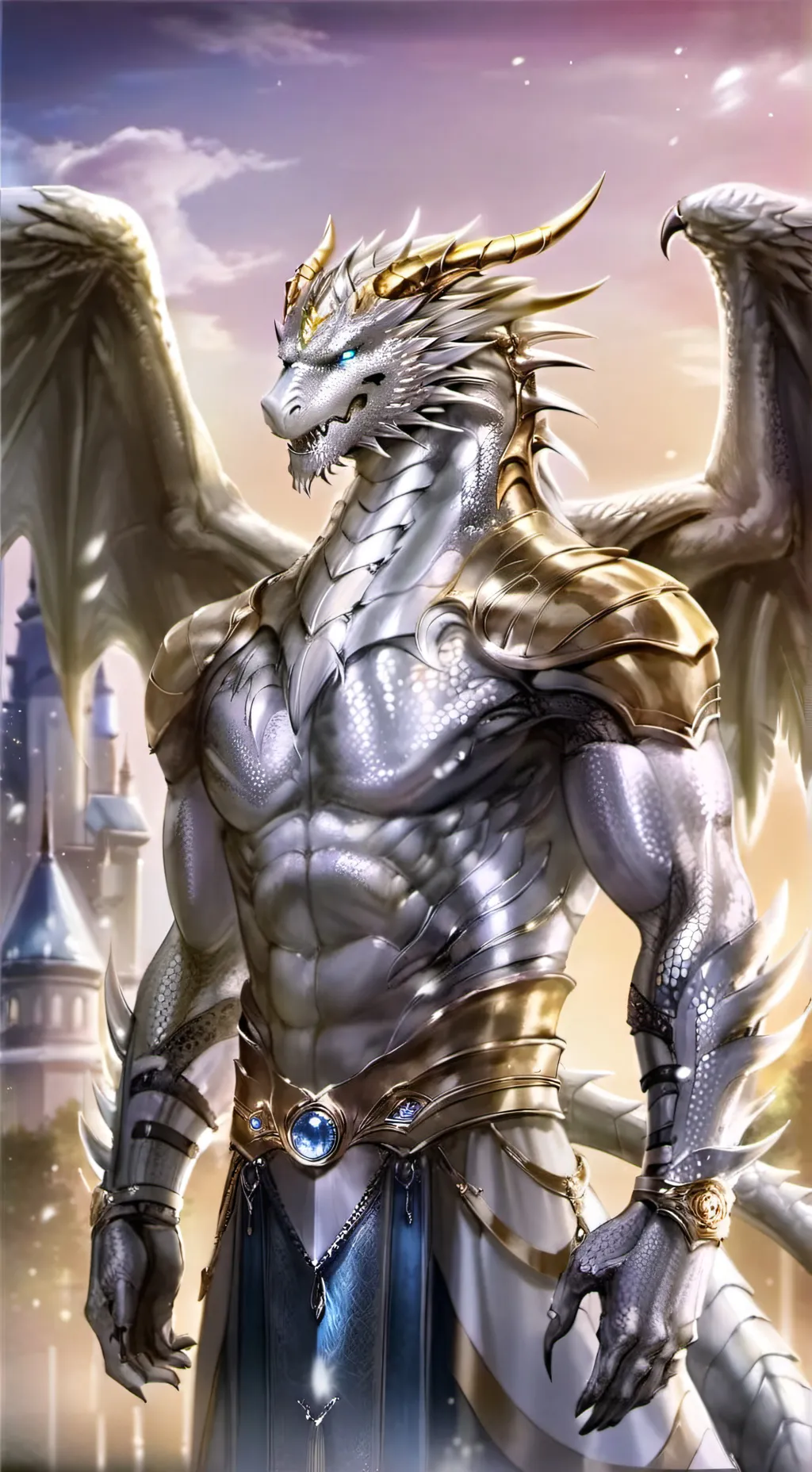 ai character: Bahamut  background