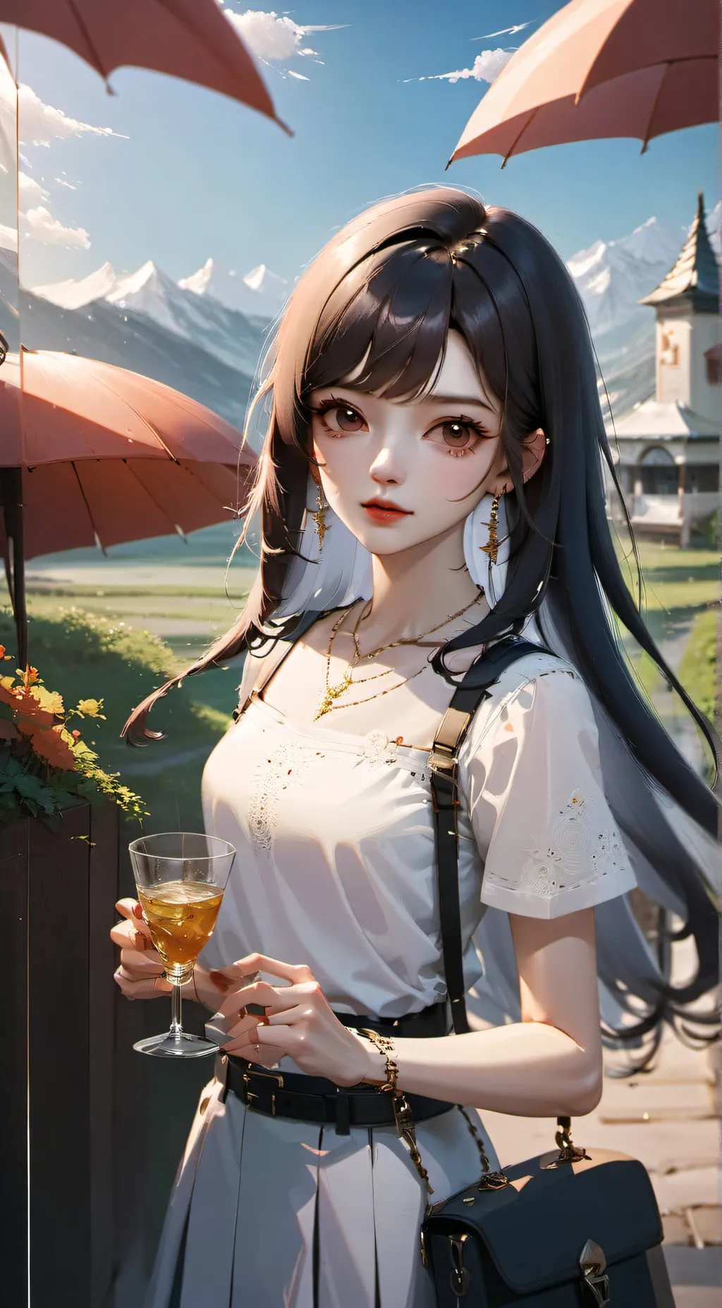 ai character: Rose background