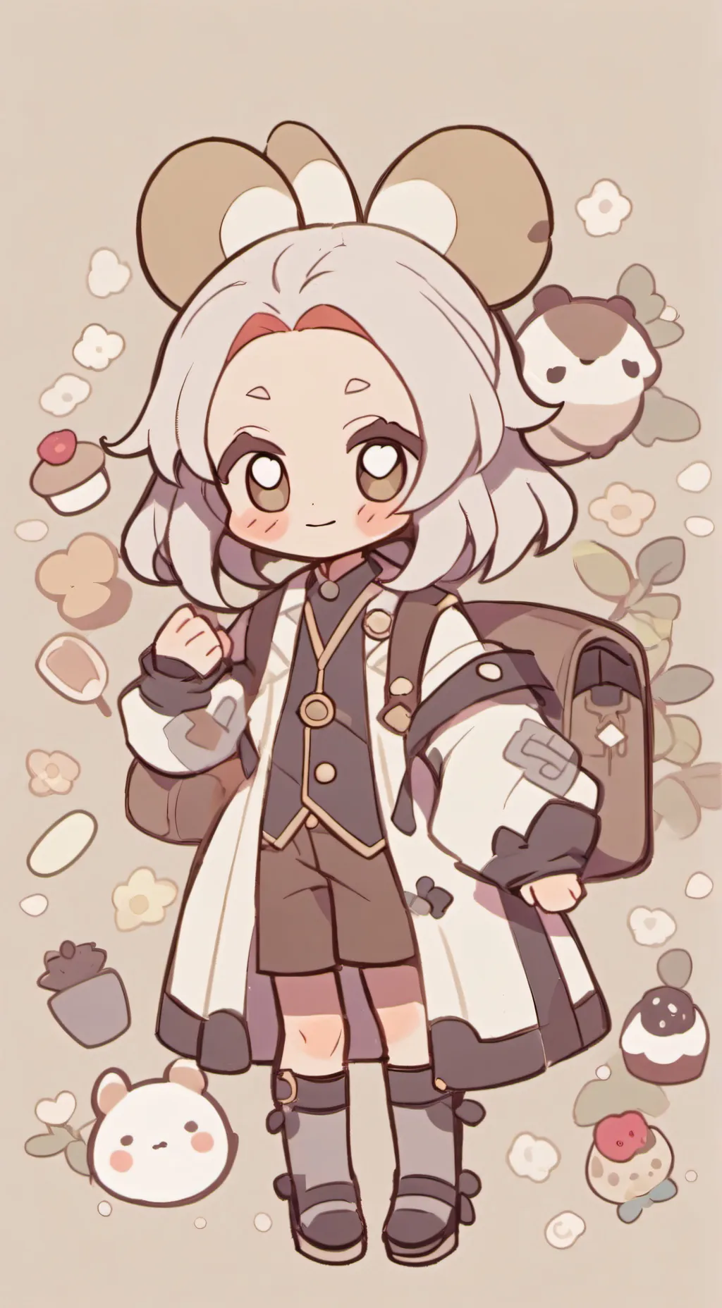 ai character: 🔥🌱firewind★ background