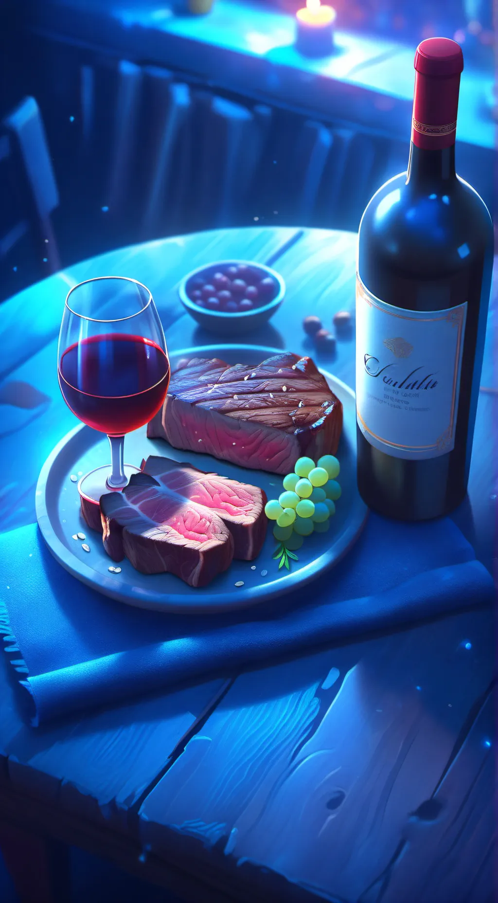 ai character: the last meal. background