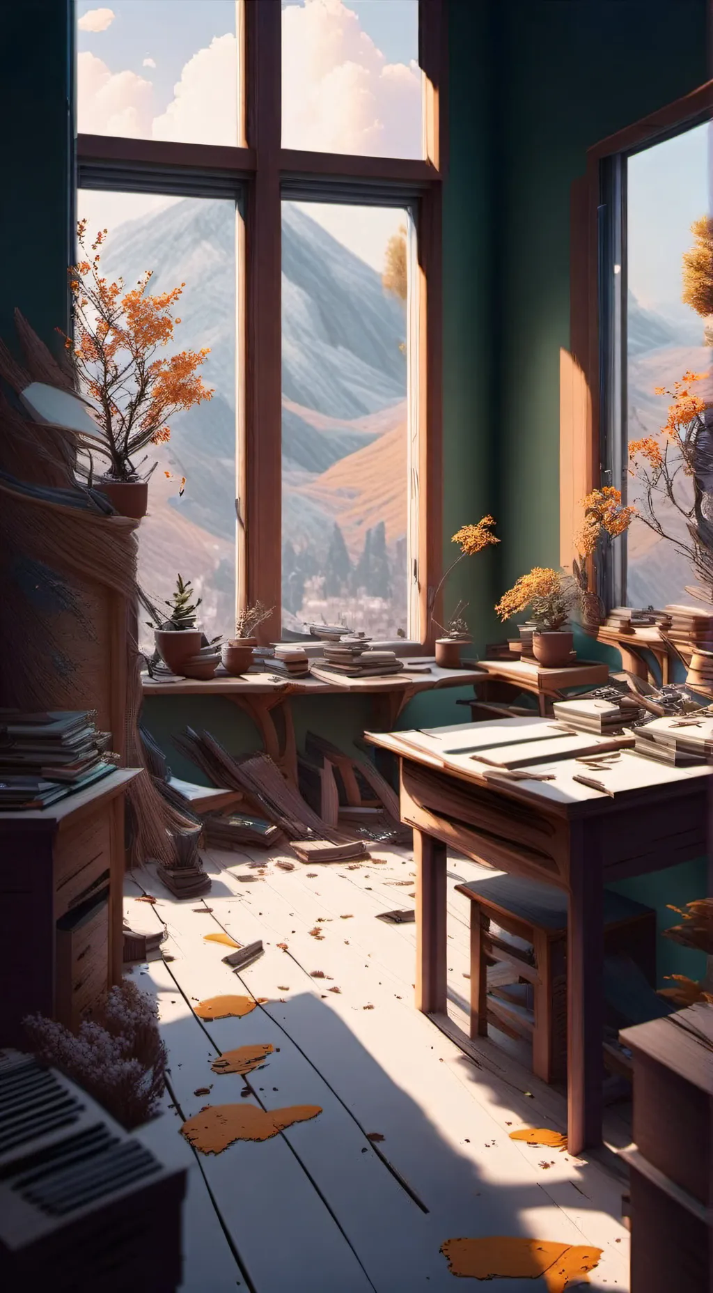 ai character: new school background