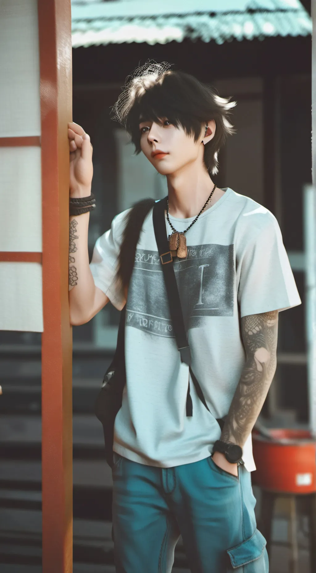 ai character: Alex background