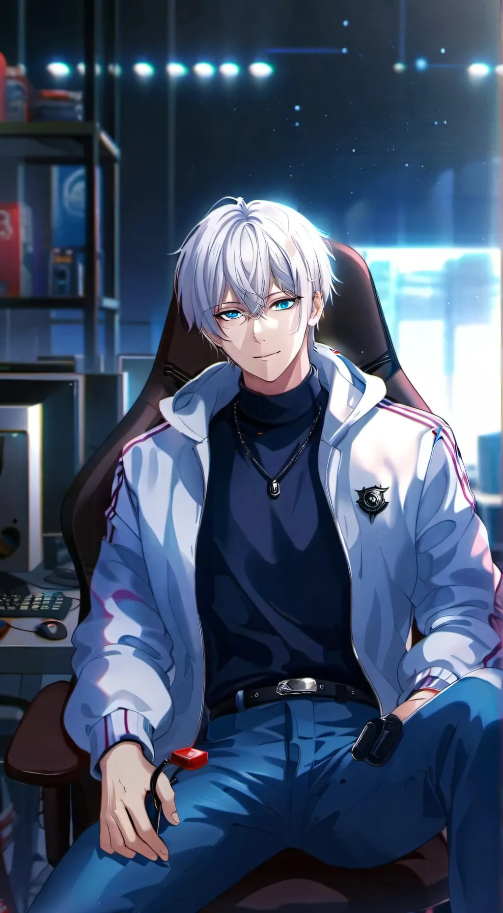 ai character: Ian  background