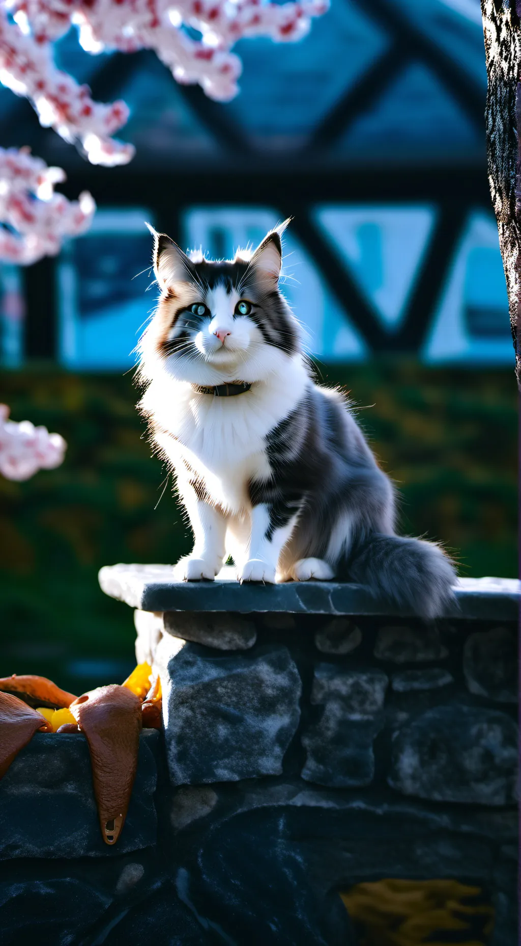 ai character: Кот background