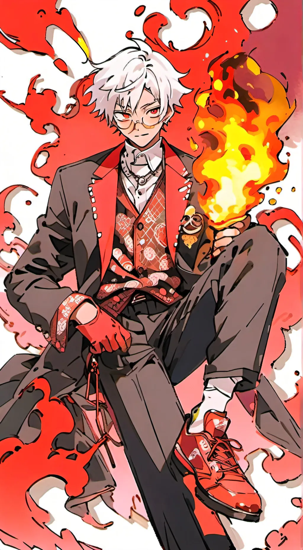 ai character: Akira Ember background