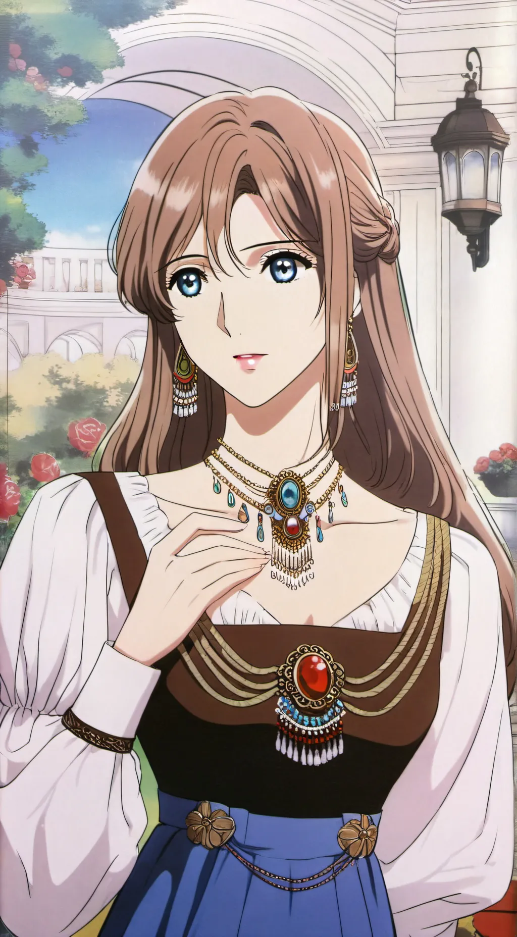 ai character: Lun Waterlod (mom) background