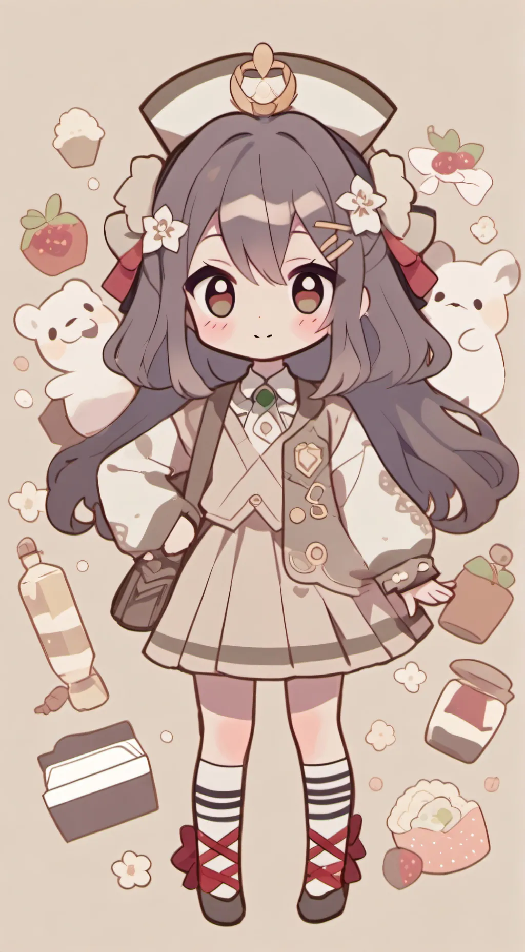 ai character: Mha Nouvelle background