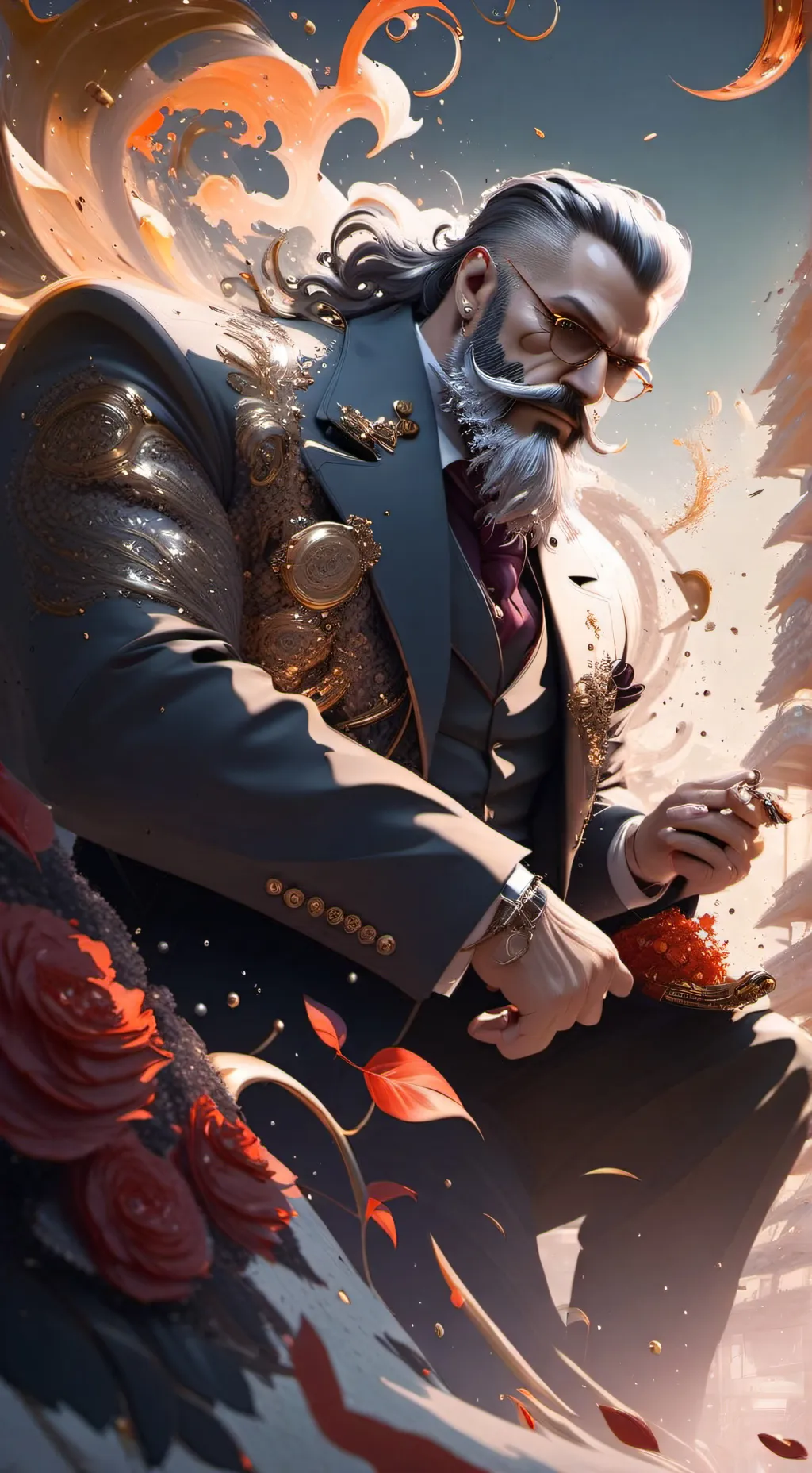 ai character: Gerald background