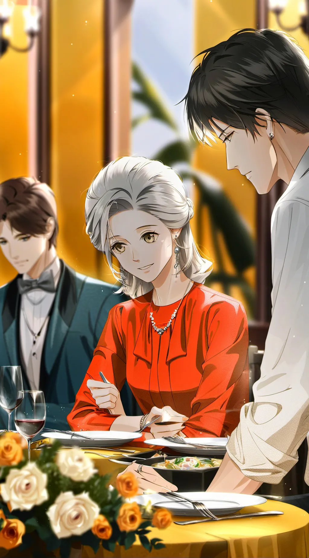 ai character: KiriBaku but... background