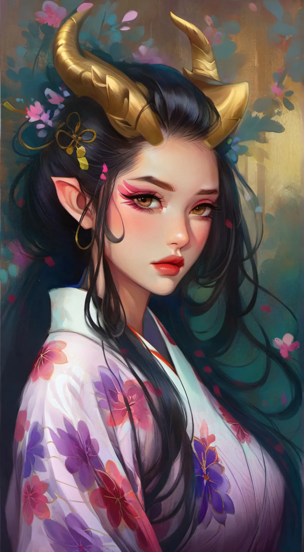 ai character: Kurotsuchi Aria background