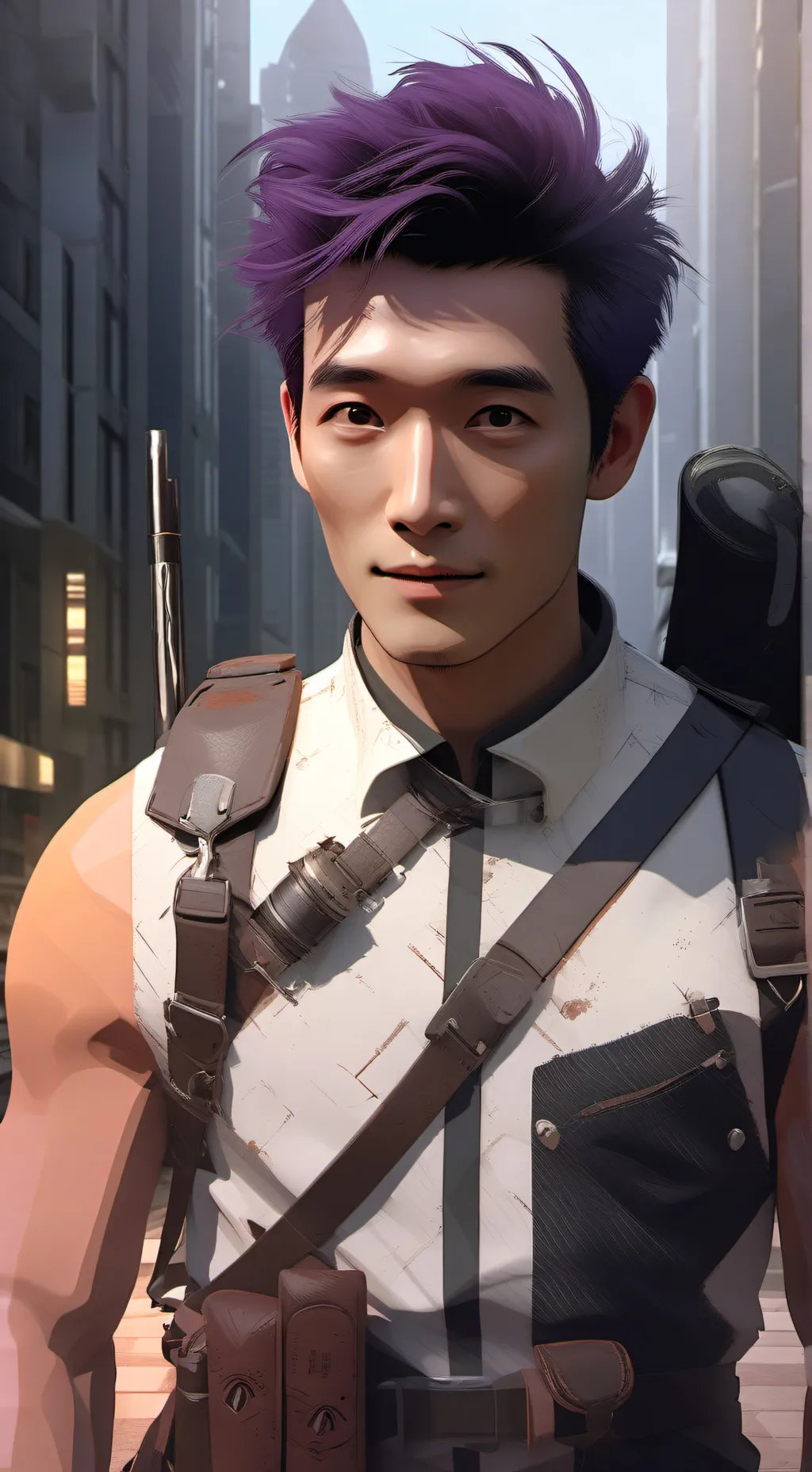 ai character: T.O.P (thanos) background