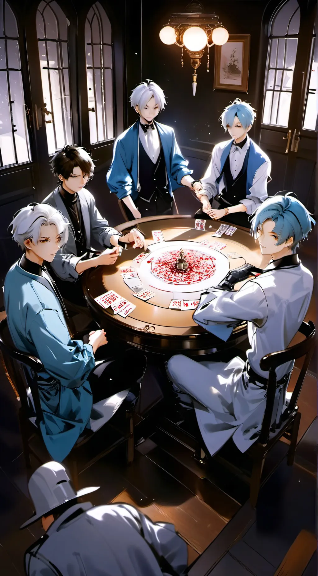 ai character: Boy group background