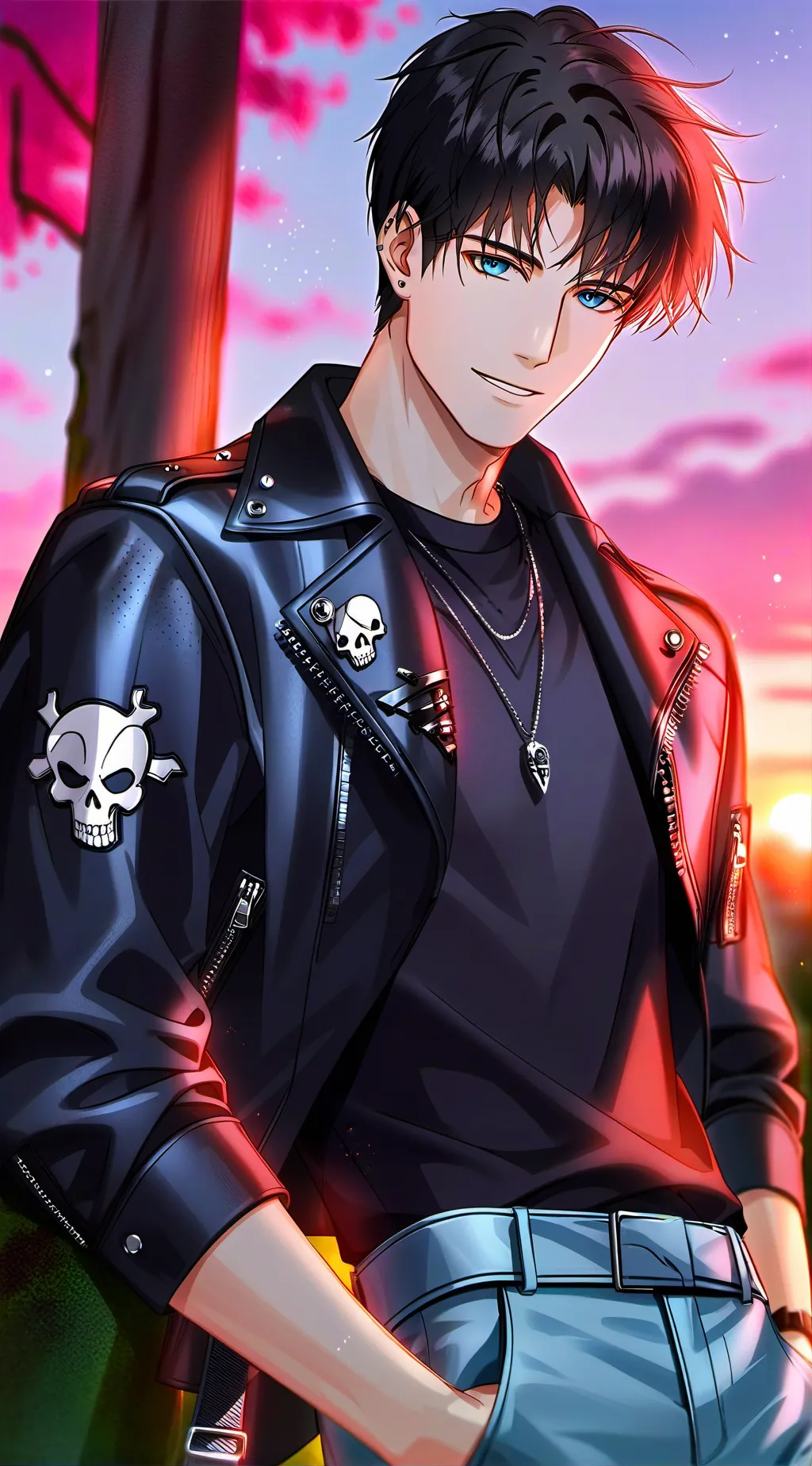 ai character: Aaron  background