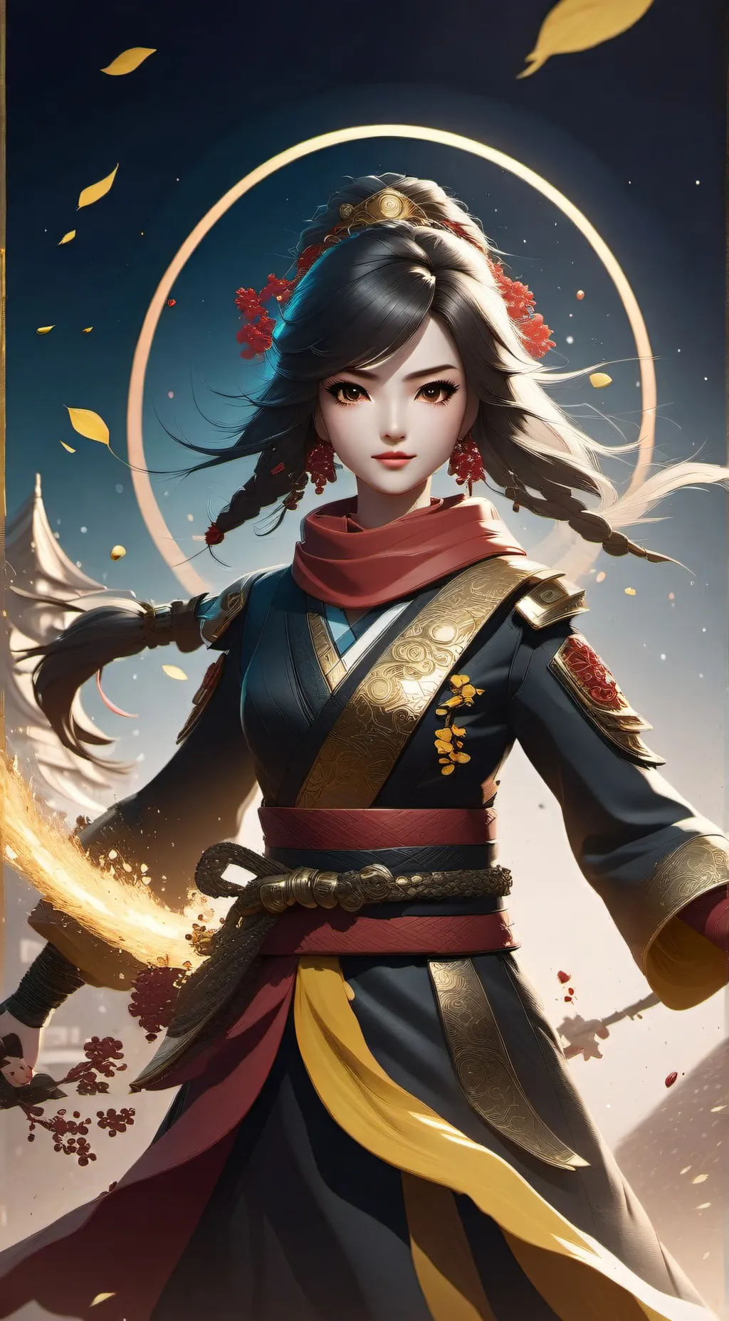 ai character: Ninjago ✨murder✨ background