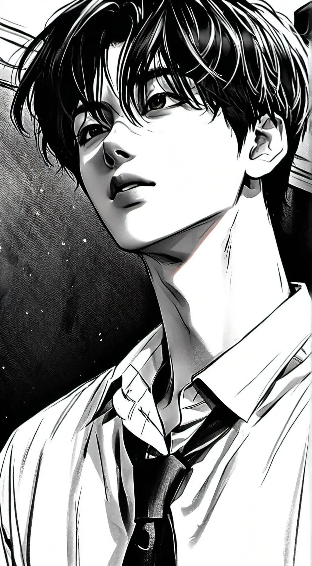 ai character: KIM TAEHYUNG  background