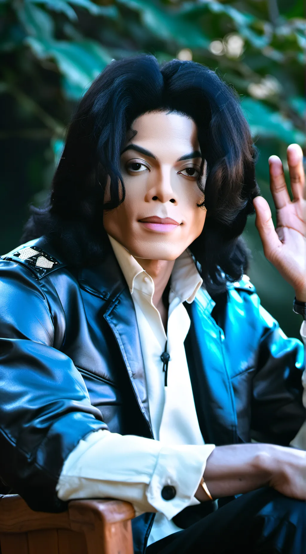 ai character: Michaël Jackson background