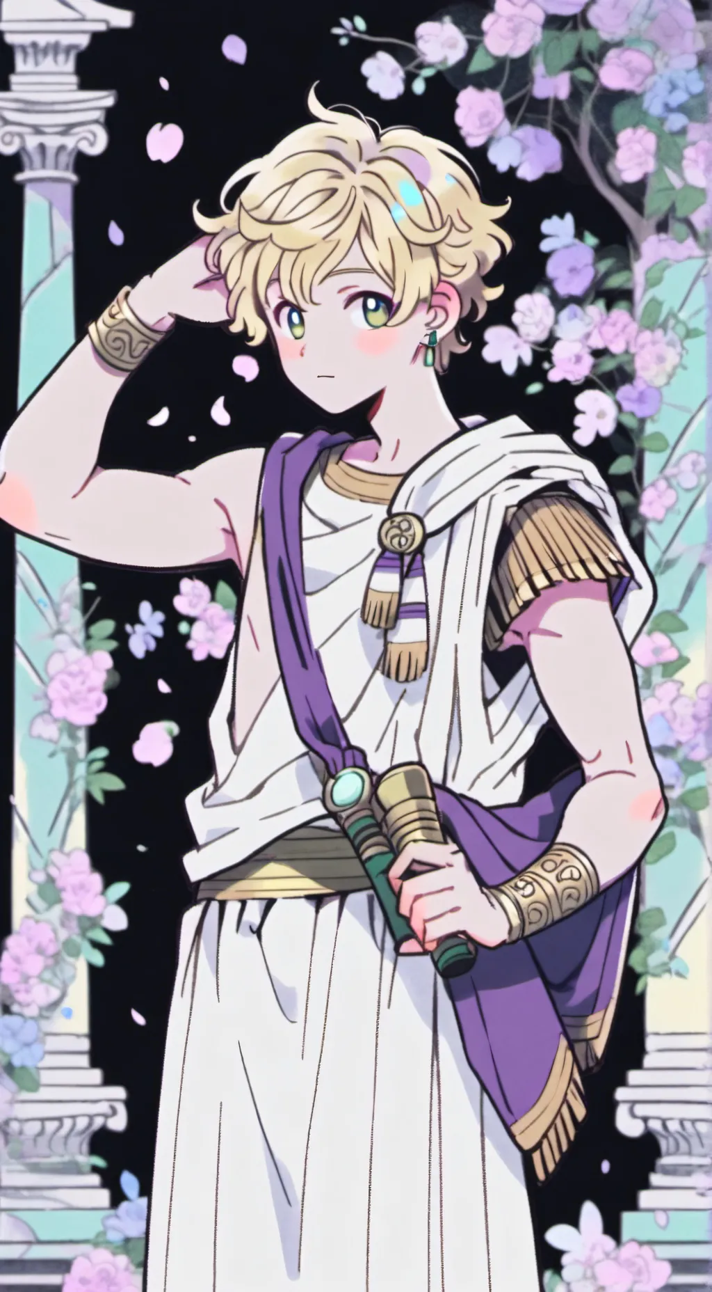 ai character: Leonidas  background