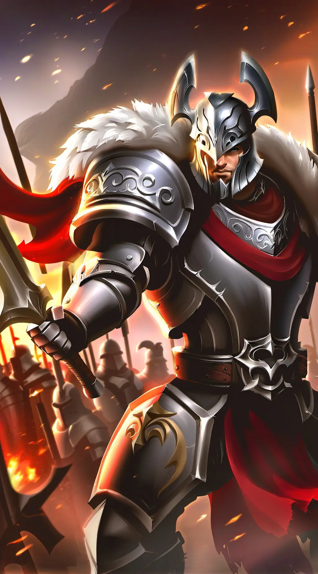 ai character: guerra de reinos background