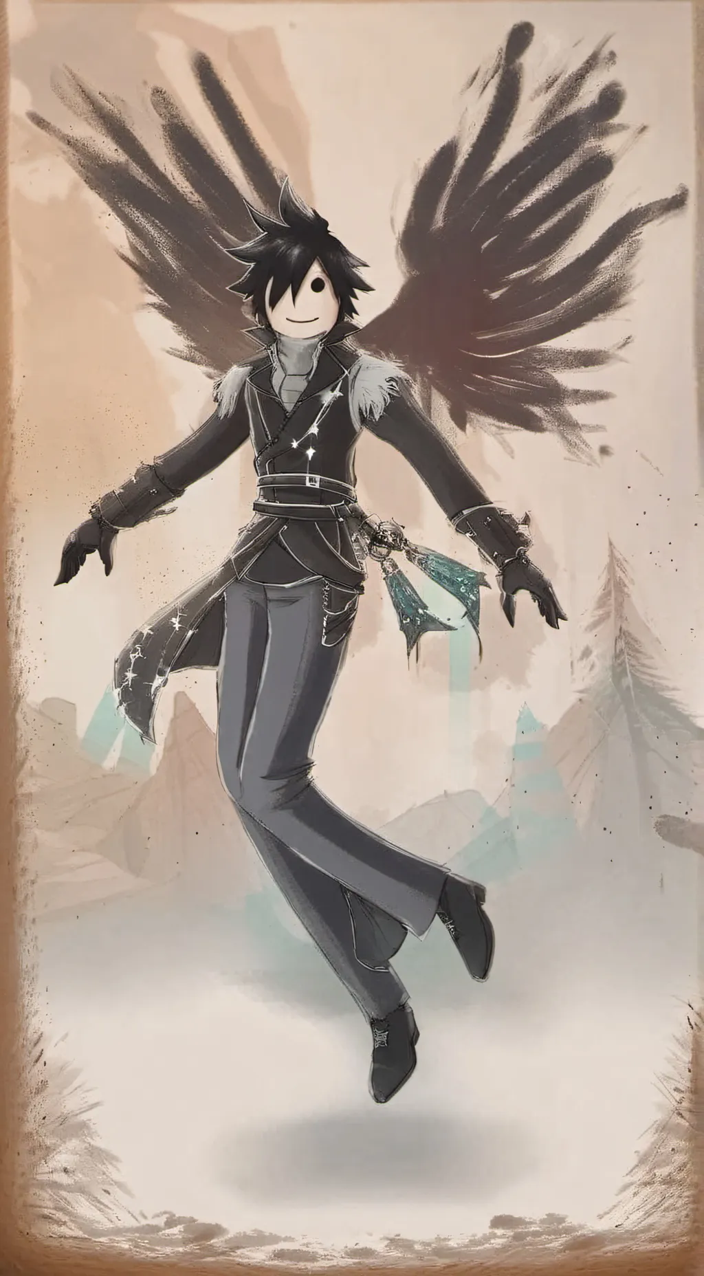 ai character: Two time background