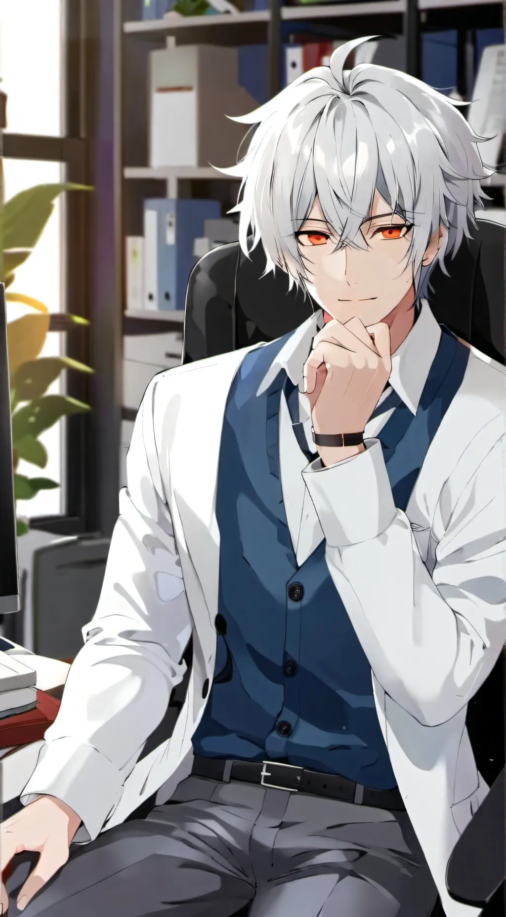 ai character: Your boss background