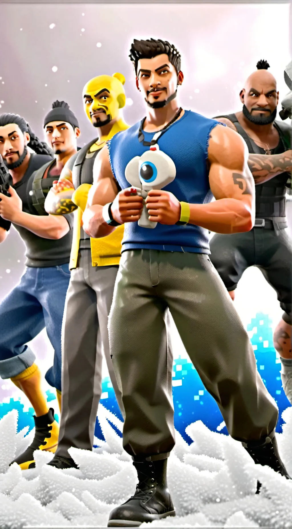 ai character: The rizzler gang background