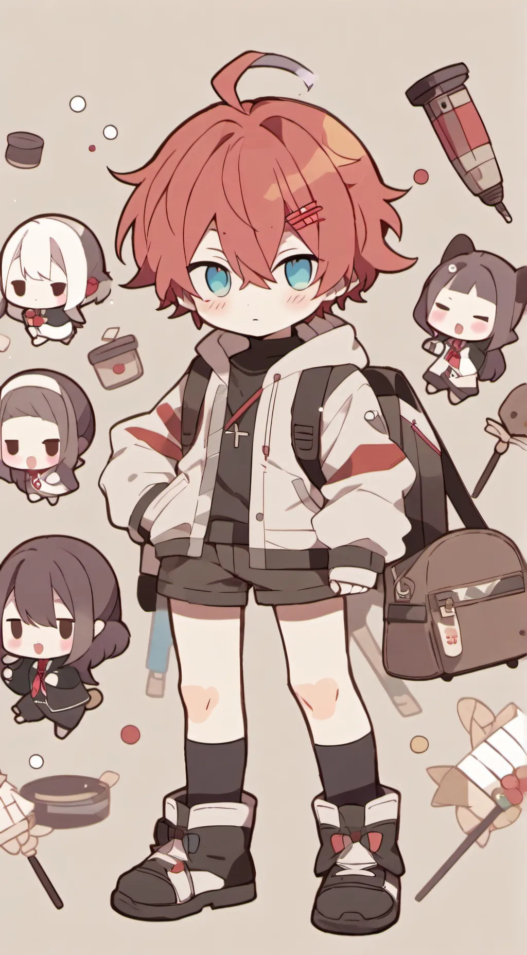 ai character: shoto 💘 background