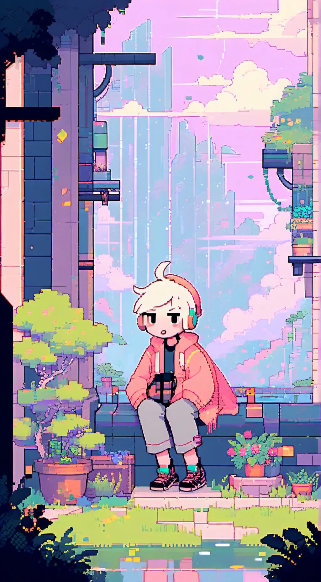 ai character: Shrimpo VS Sprout  background