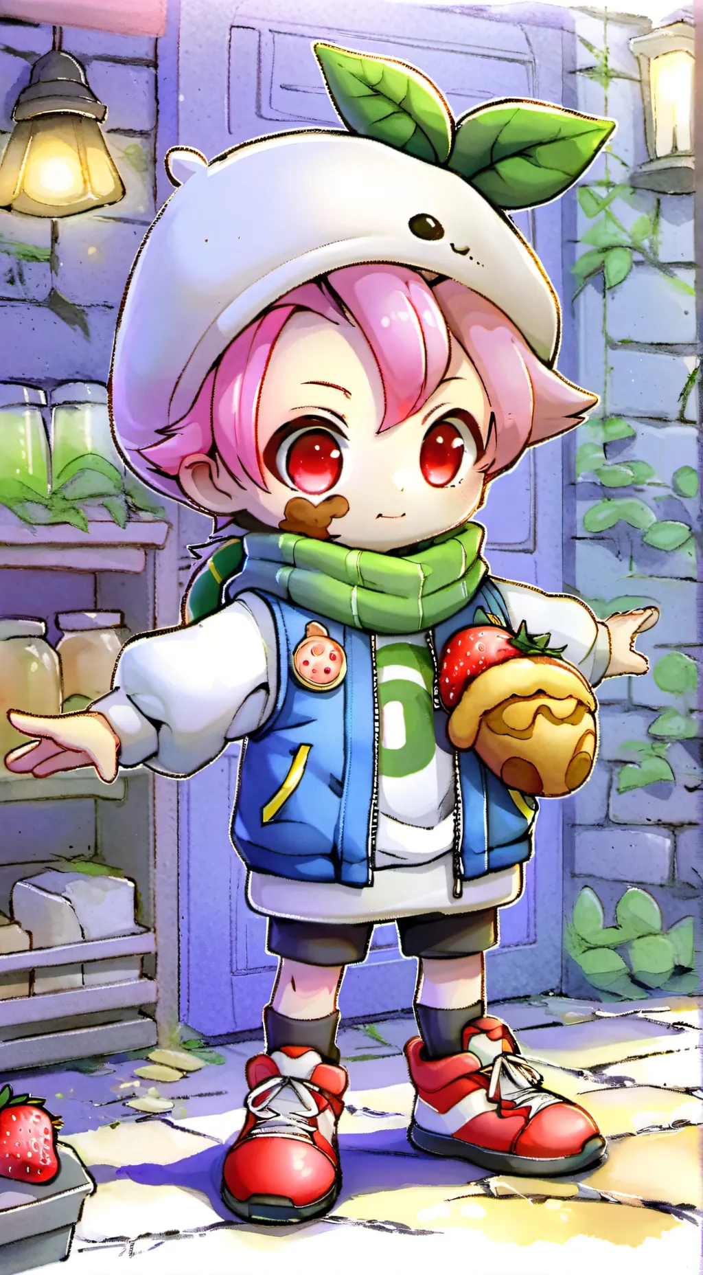 ai character: sprout background