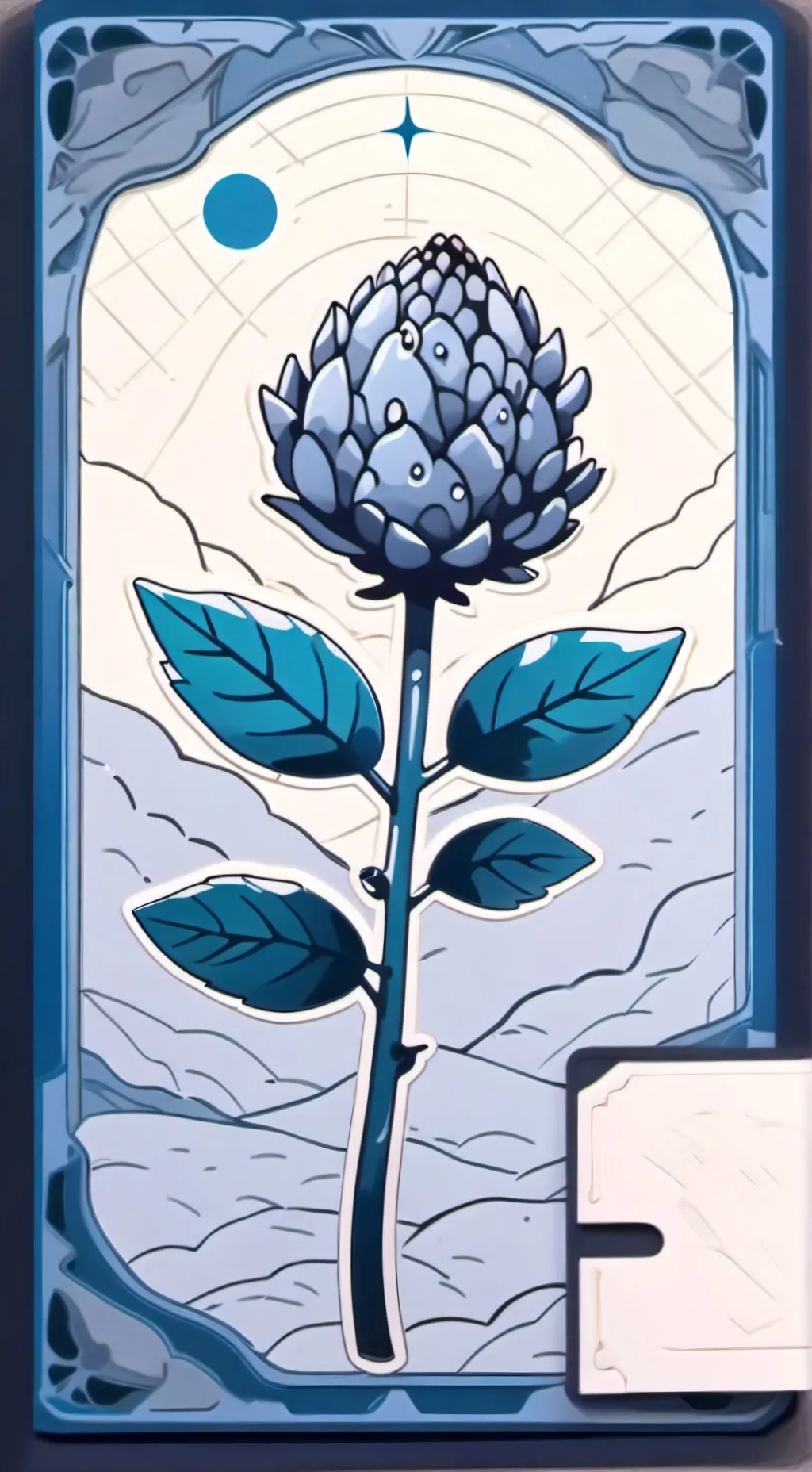 ai character: moonberry! background