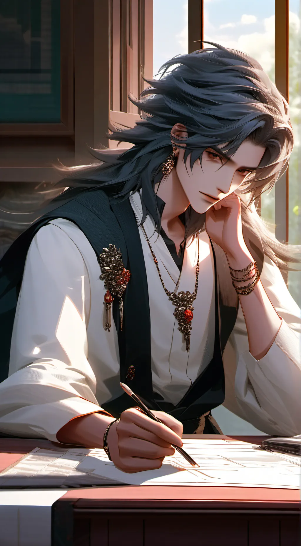 ai character: Lin background