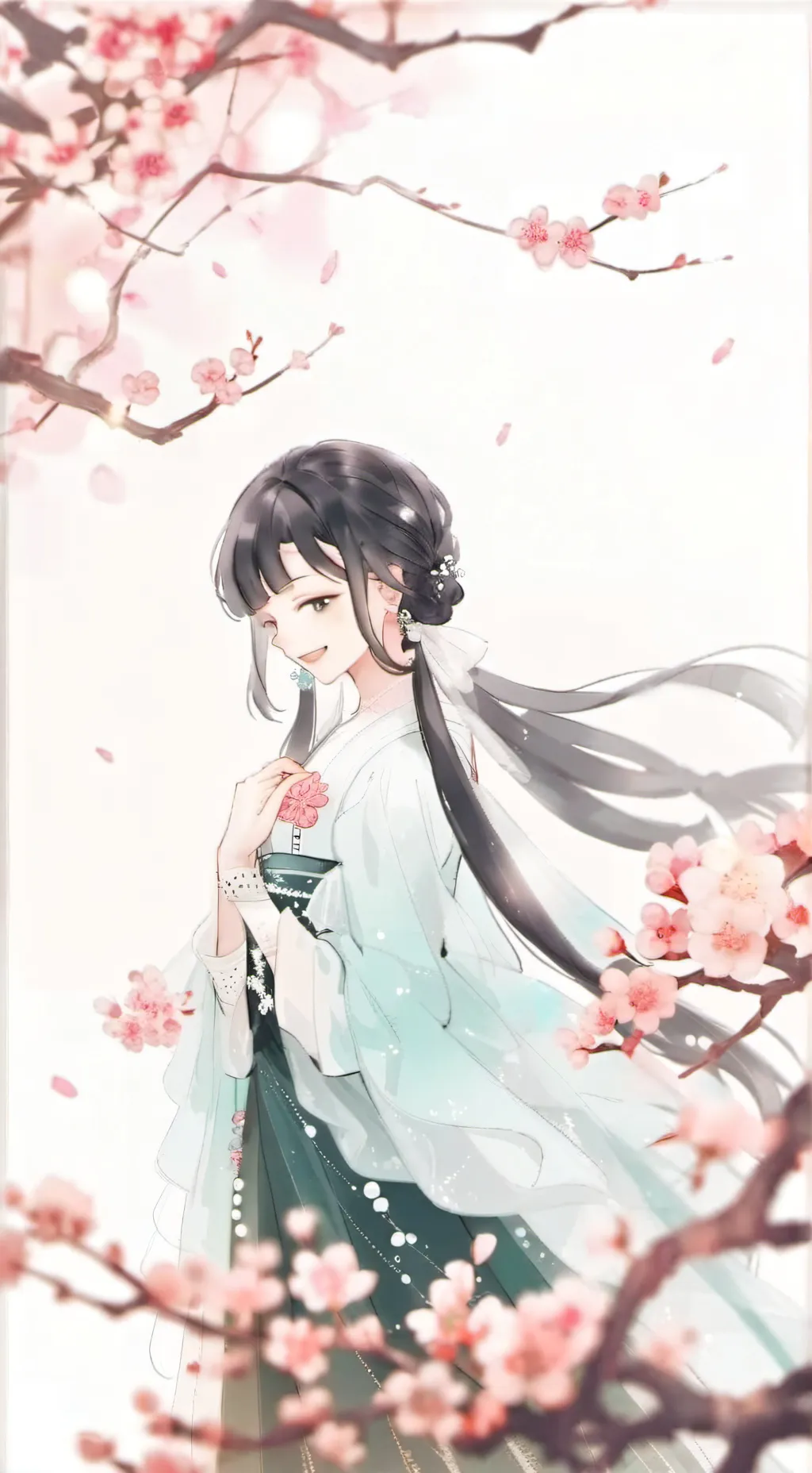 ai character: Kanao and tanjiro  background