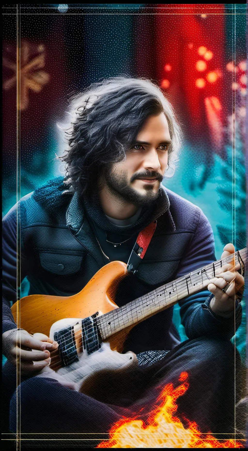 ai character: Stranger things🐙 background