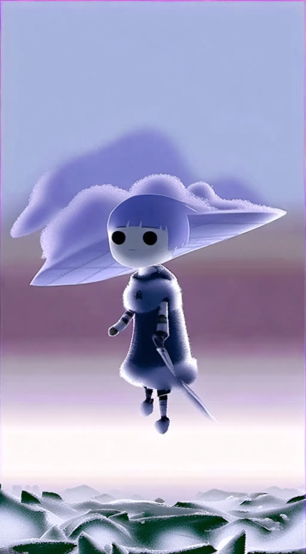 ai character: GLUMMY GLOOMA  background