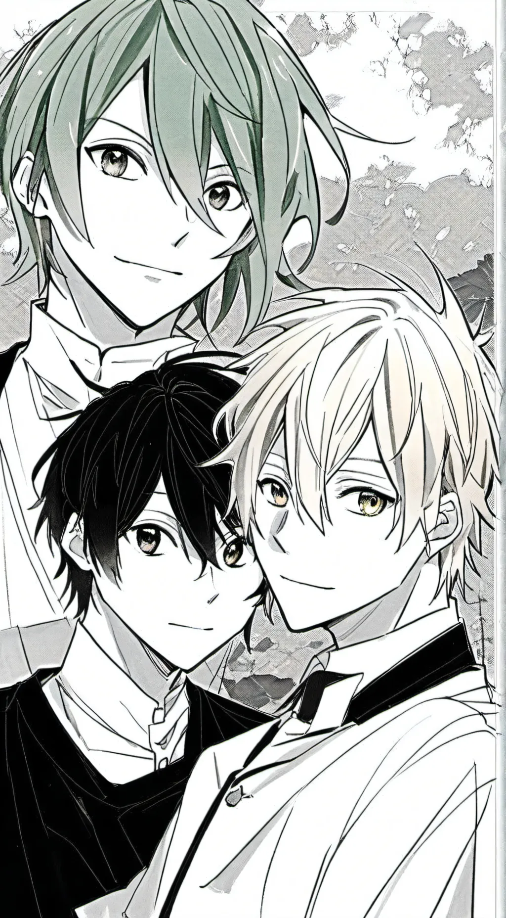 ai character: TodoBakuDeku background