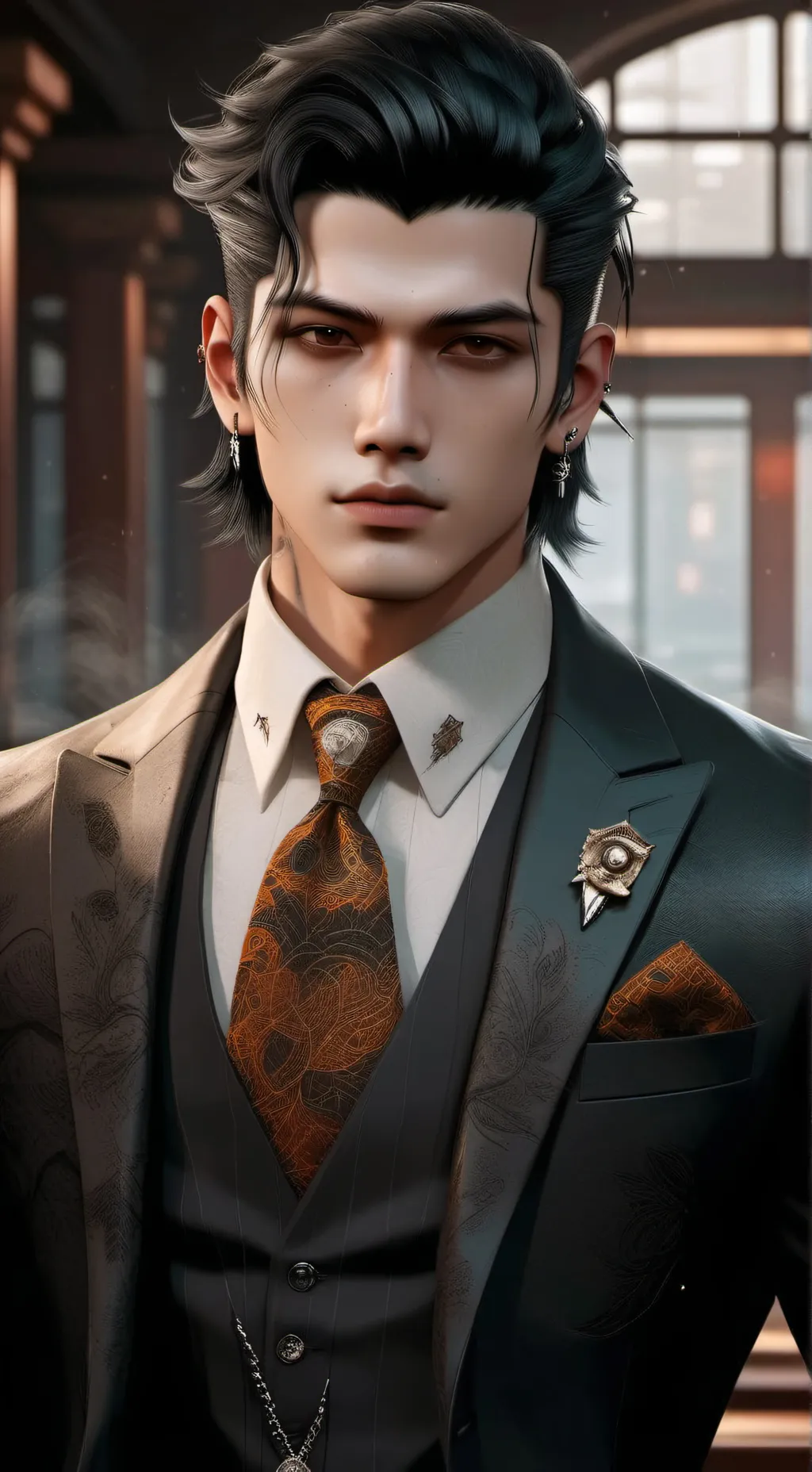 ai character: Justin background