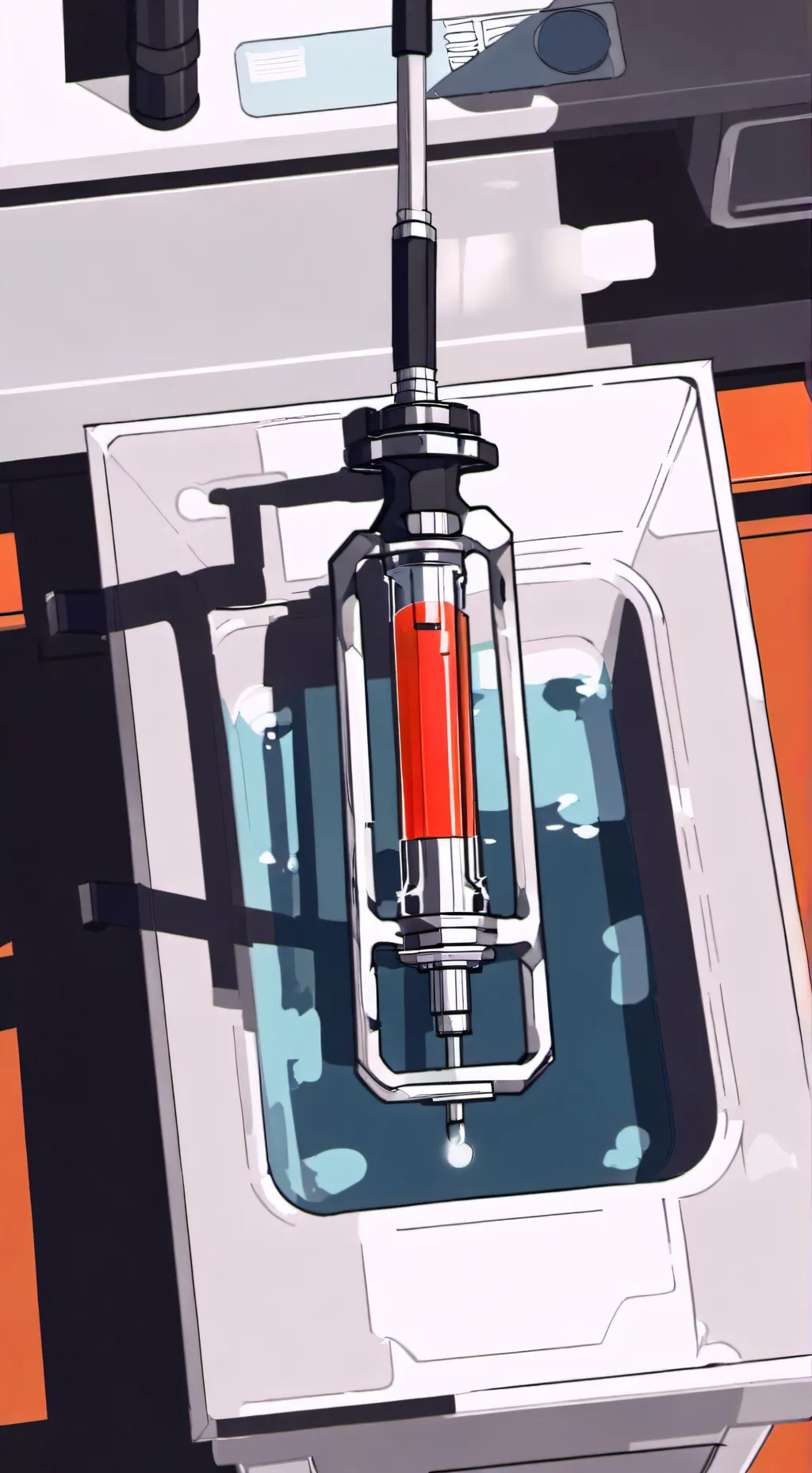 ai character: Susi syringe(furi) background