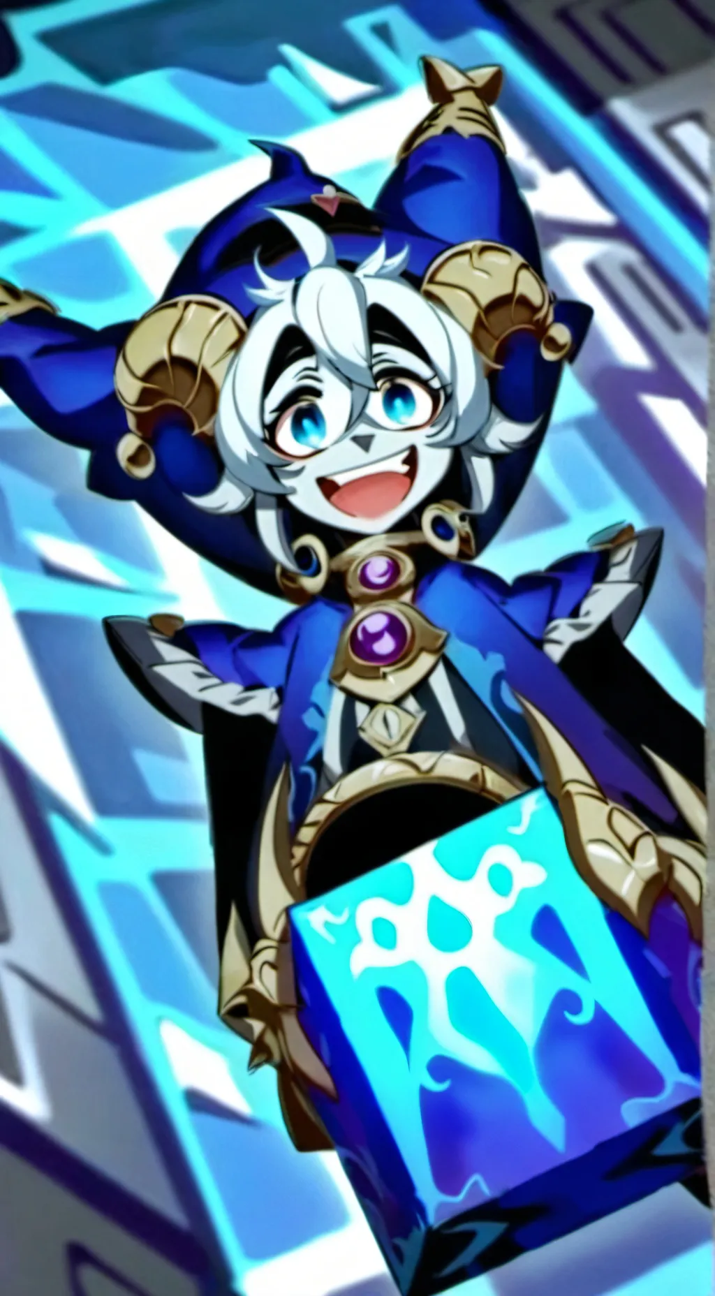 ai character: ShadowVanilla :) ♡ background