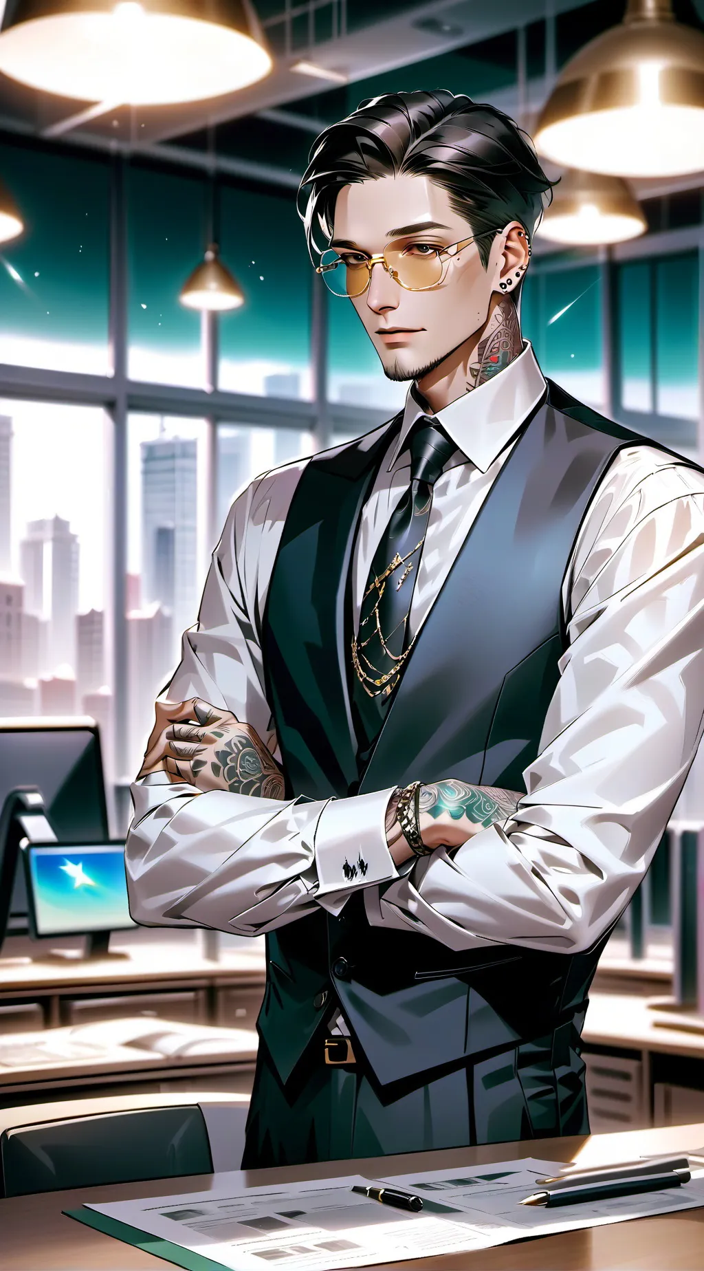 ai character: David McSanders background