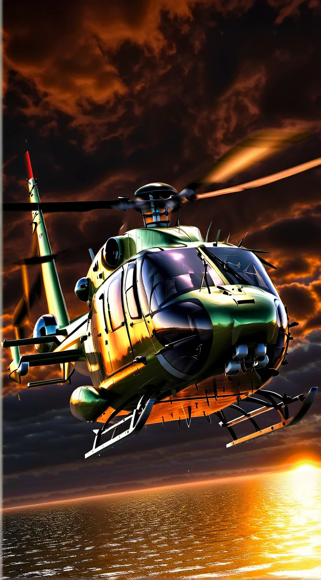 ai character: helicopter Madagas background