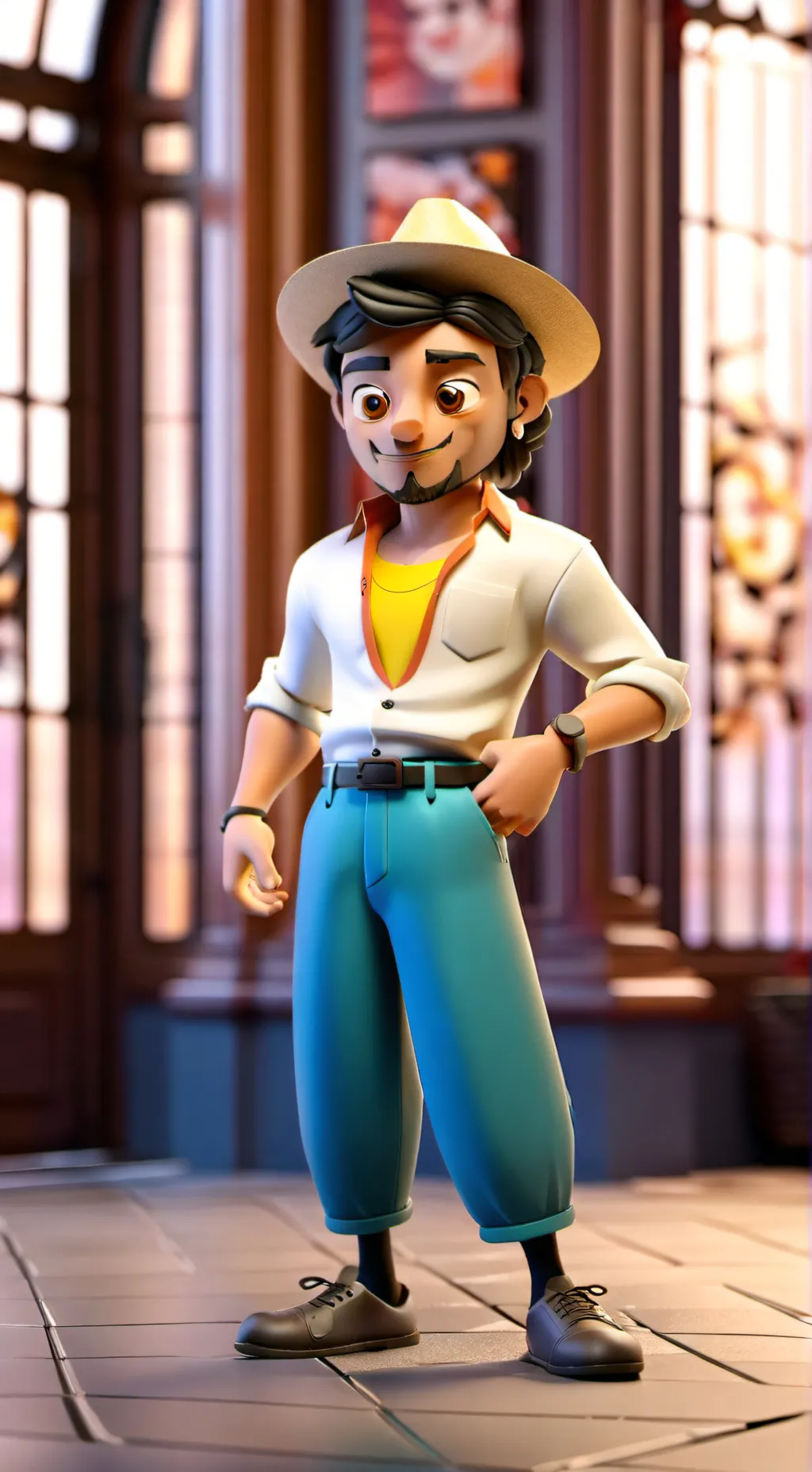 ai character: Simon & Tunner (E) background