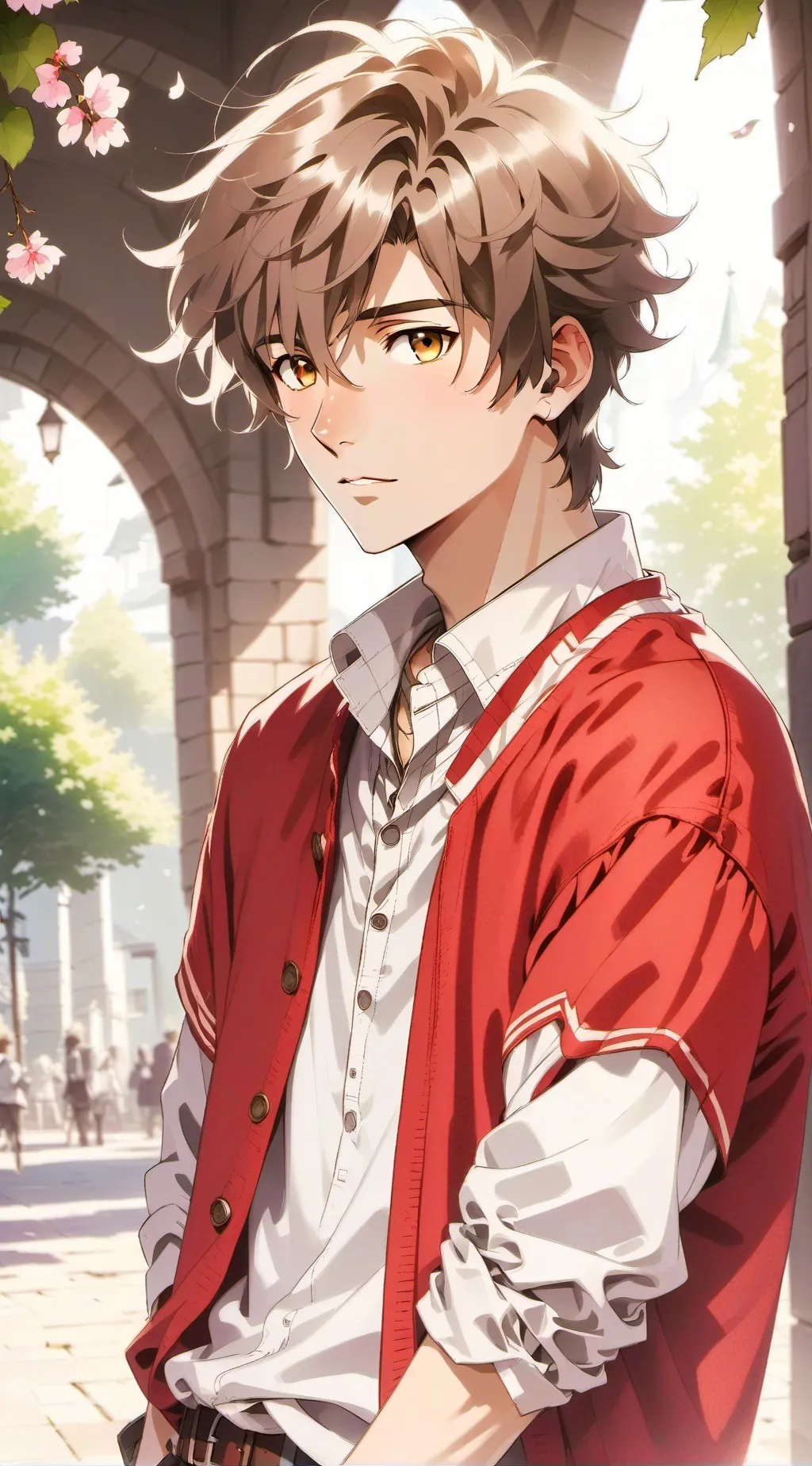 ai character: Xander Crowe background