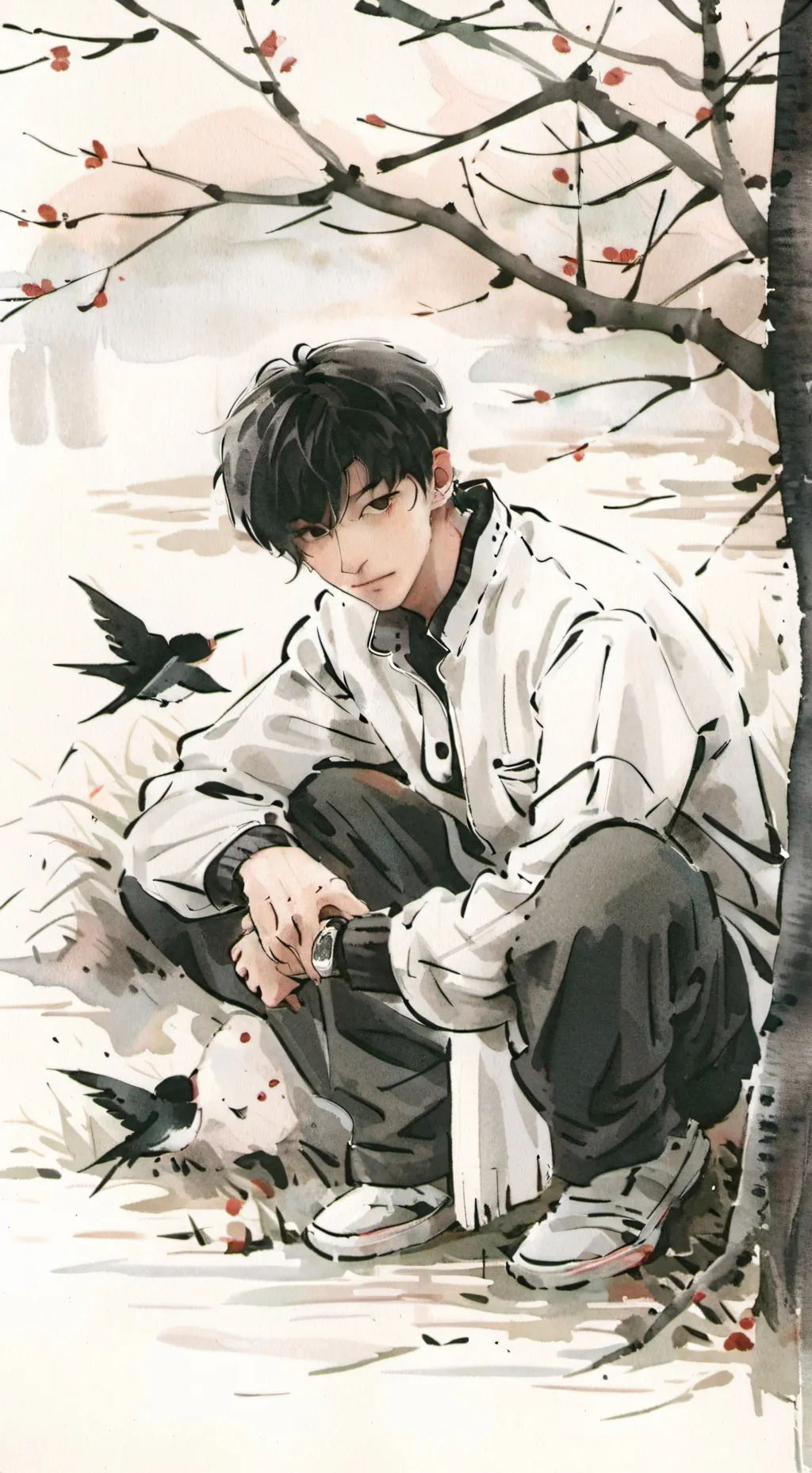 ai character: Evan background