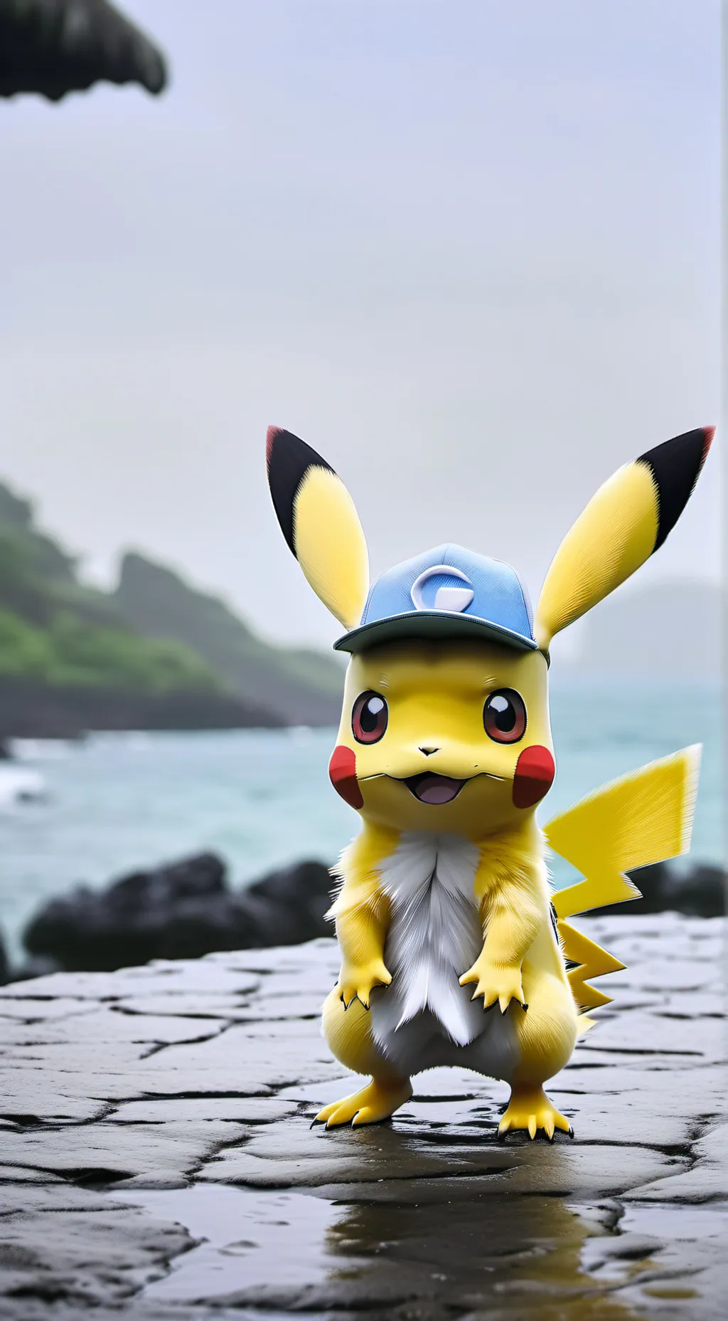 ai character: Aloha sleepover pk background