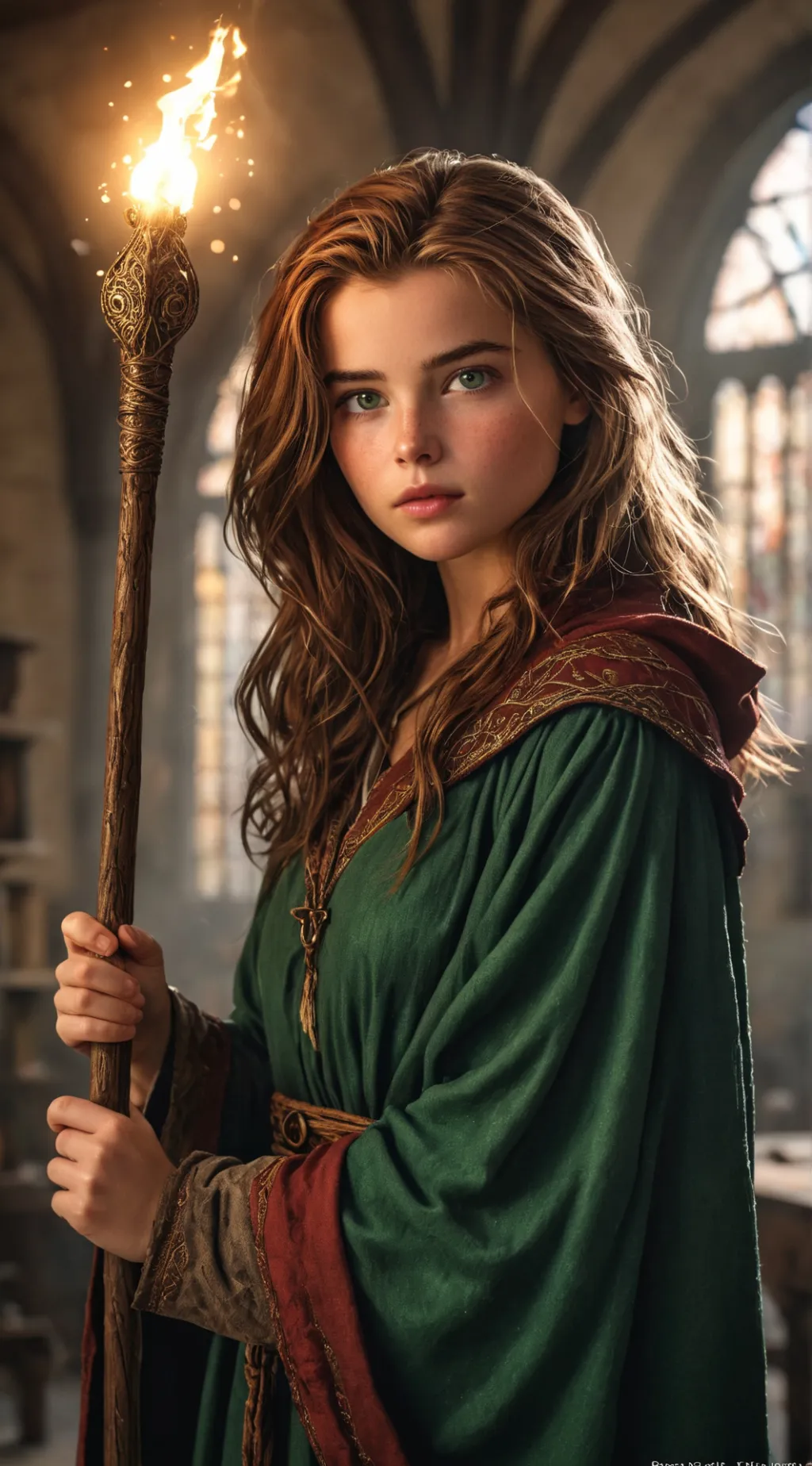 ai character: Fiamma background