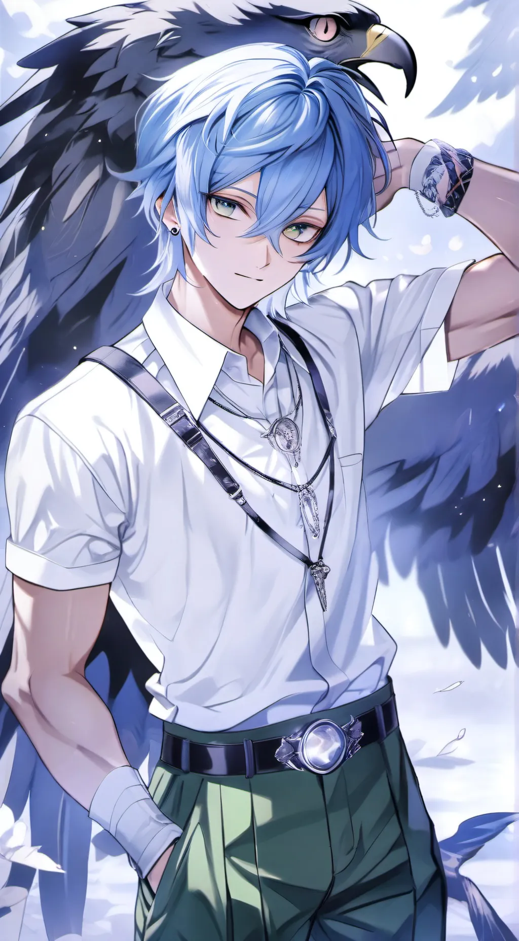 ai character: Leo Hunter  background