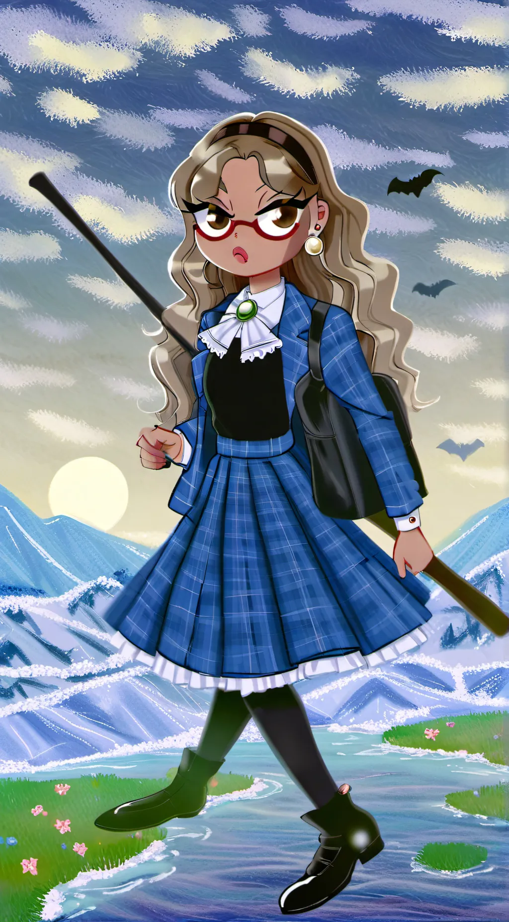 ai character: Patricia  background