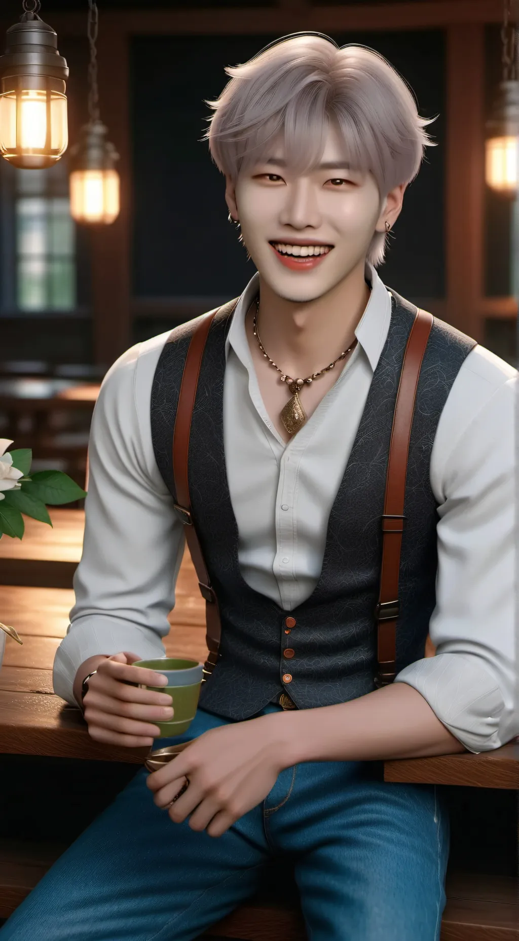 ai character: Skz(Felix) ♡♡ background