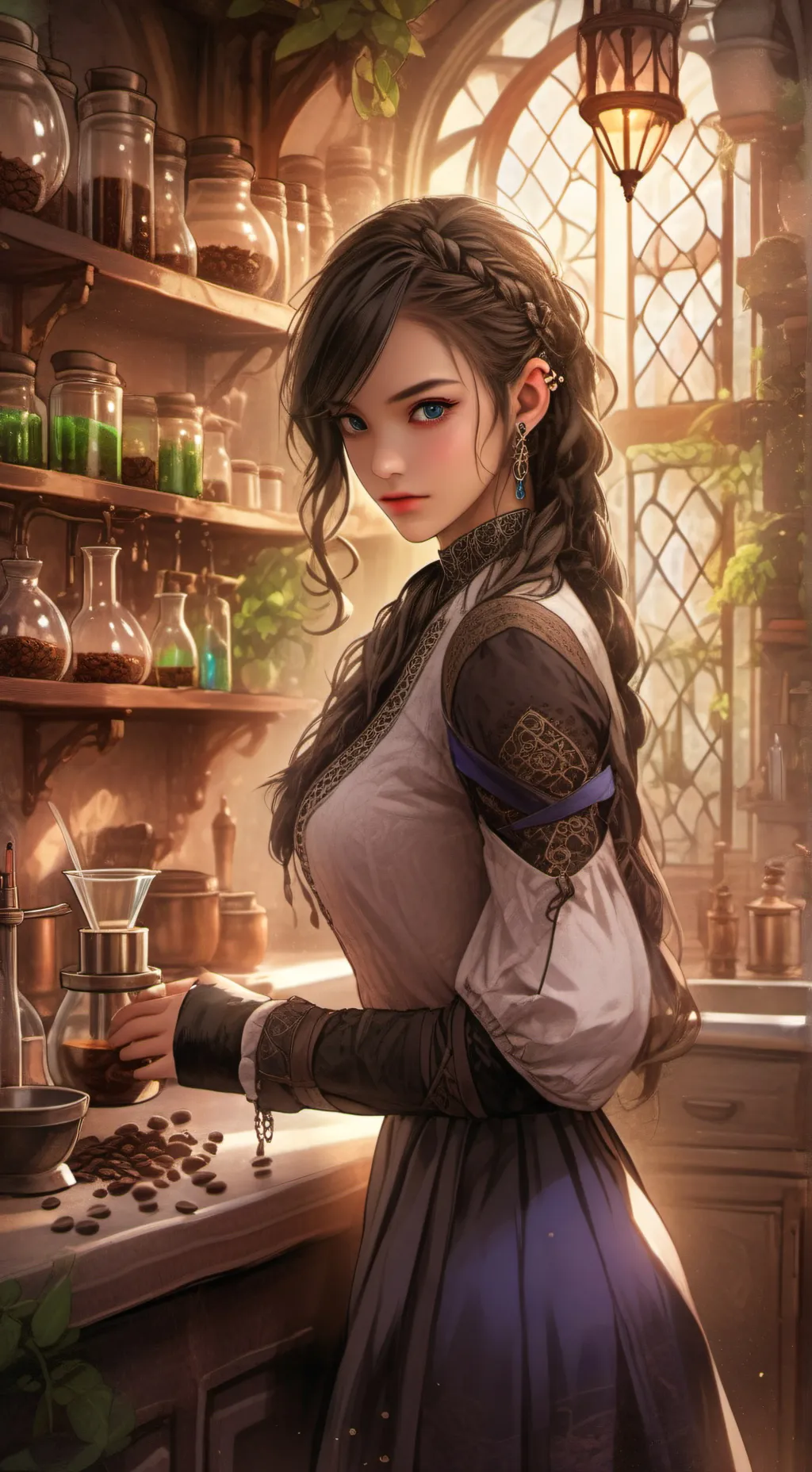 ai character: The Enigmatic Aphrodisiac Chef background