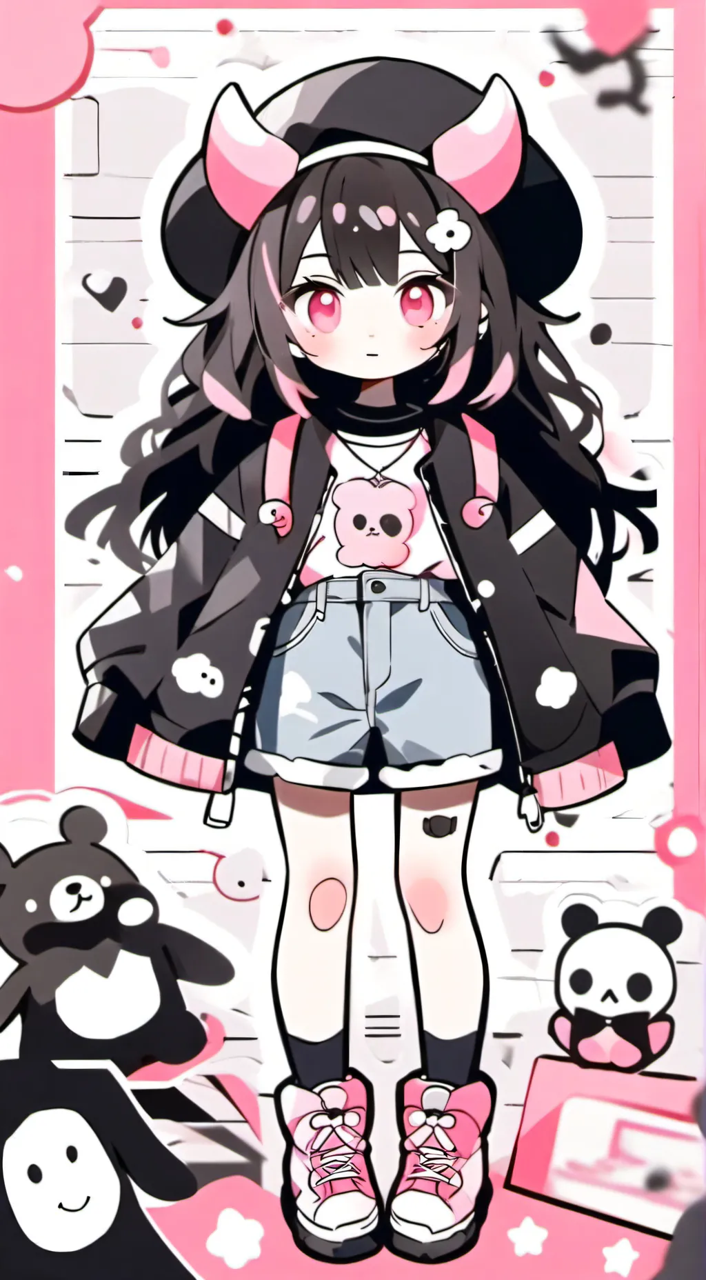 ai character: DW hates your face background