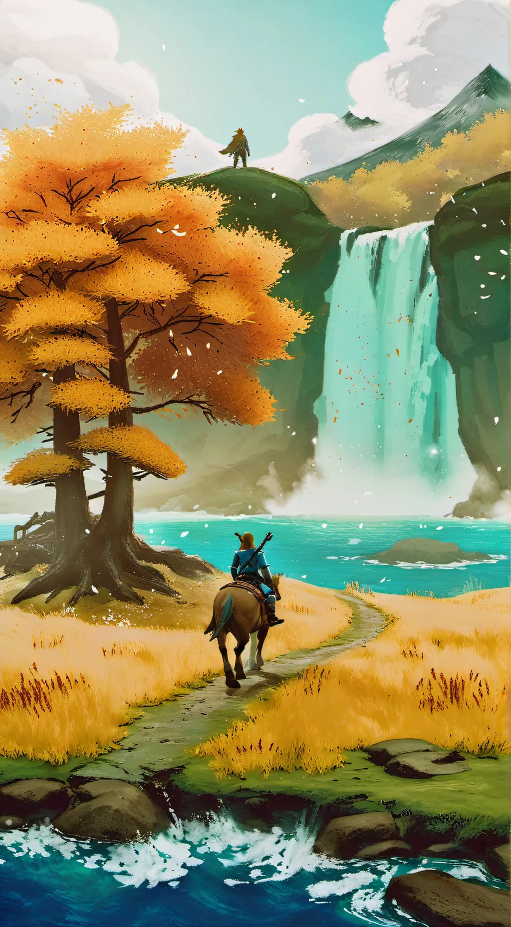 ai character: Botw champions background